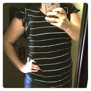 Flutter sleeve tshirt